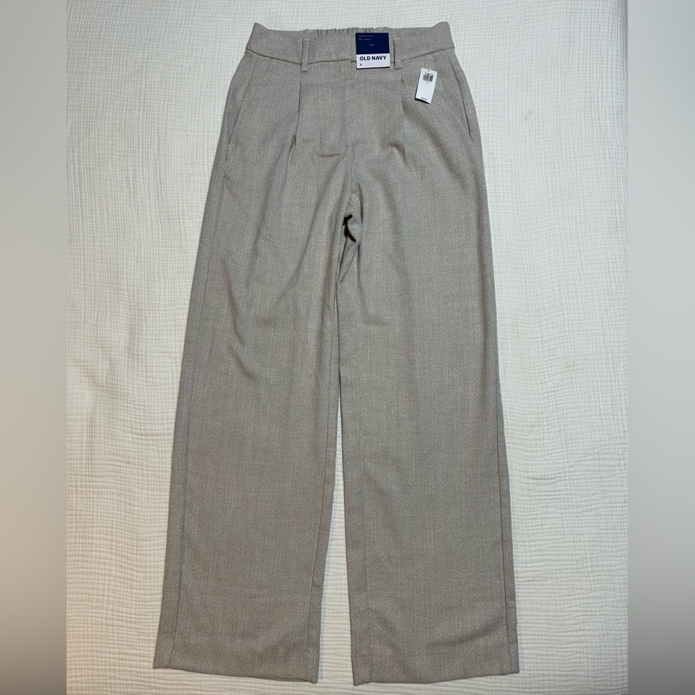 NWT Old Navy Extra High-Waisted Taylor Wide-Leg Trouser Pants - Small
